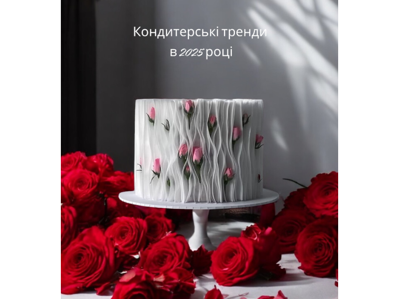 Кондитерські тренди 2025: що буде у тренді в світі солодощів